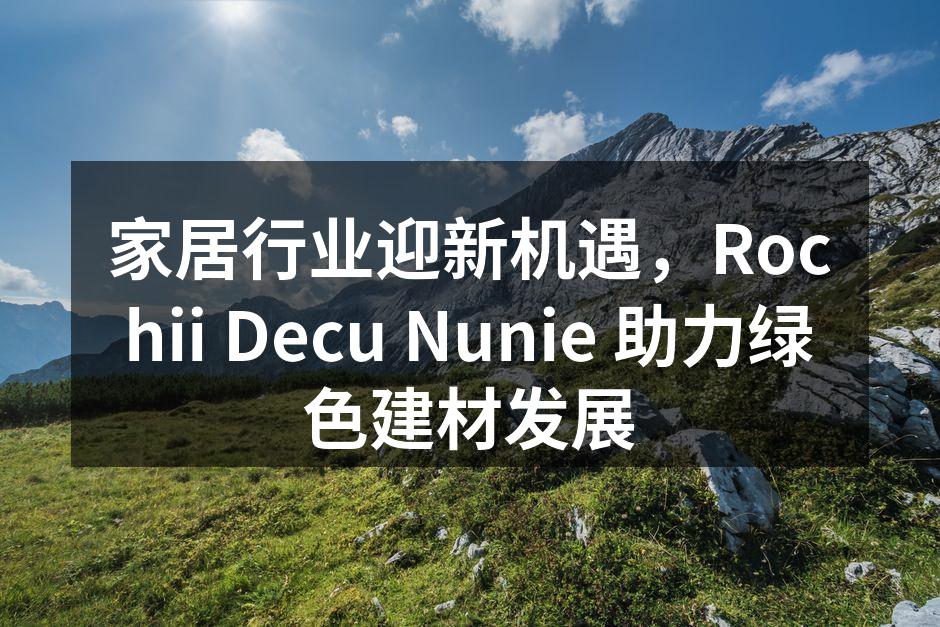 家居行业迎新机遇，Rochii Decu Nunie 助力绿